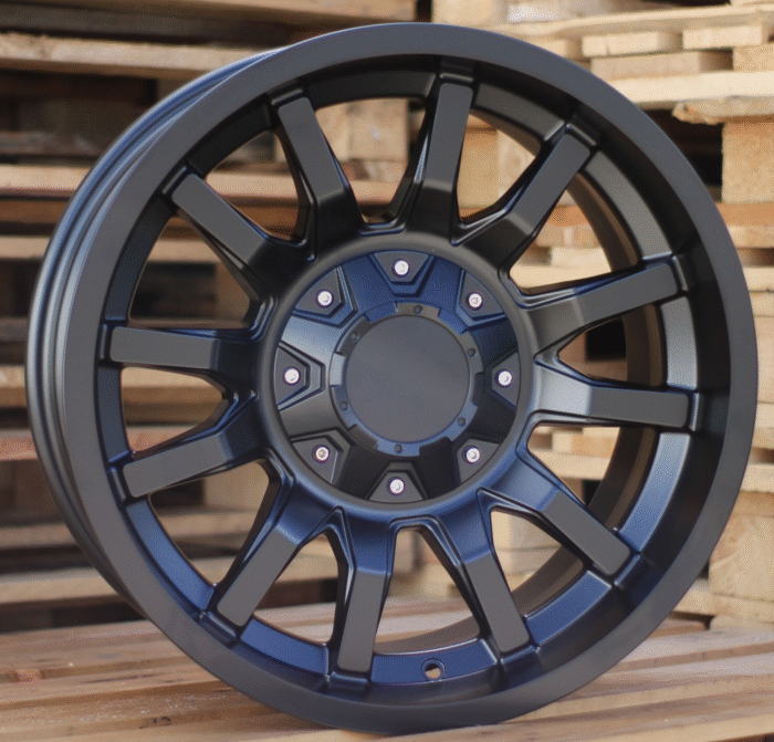 R18x9 6X114.3 ET 0 66.1 B1427 Black Half Matt (BLHM) For 4X4