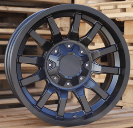 R18x9 6X114.3 ET 0 66.1 B1427 Black Half Matt (BLHM) For 4X4