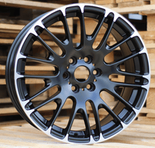 Indlæs billede til gallerivisning R20x8.5 5X112 ET 21 66.5 BY913 Black Polished Matt (MBM) For PORCH