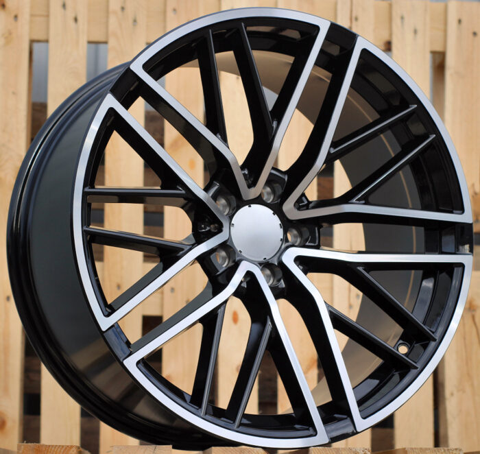 R20x8.5 5X112 ET 40 66.6 FE248 Black Polished (MB) For MER (Z5) (GLC Class Coupe (Front)