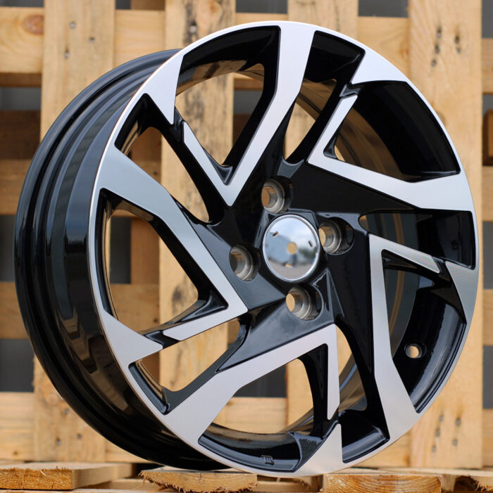 R15x5.5 4X100 ET 45 54.1 I5418 Black Polished (MB) For TOYOT (Z5)