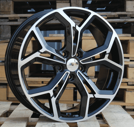 R16x6.5 5X114.3 ET 50 67.1 FE190 (YF5690) Black Polished (MB) For KIA (K7) (HYBRID FORGED)