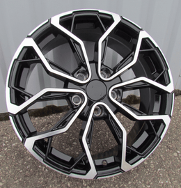 R17x7 5X114.3 ET 43 66.1 XF260 (BK1058) Black Polished (MB) For RENAU (L4+D3)