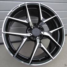 Indlæs billede til gallerivisning R18x9.5 5X112 ET 38 66.6 XE137 (BY1225) Black Polished (MB) For MER (P) (Rear+Front)