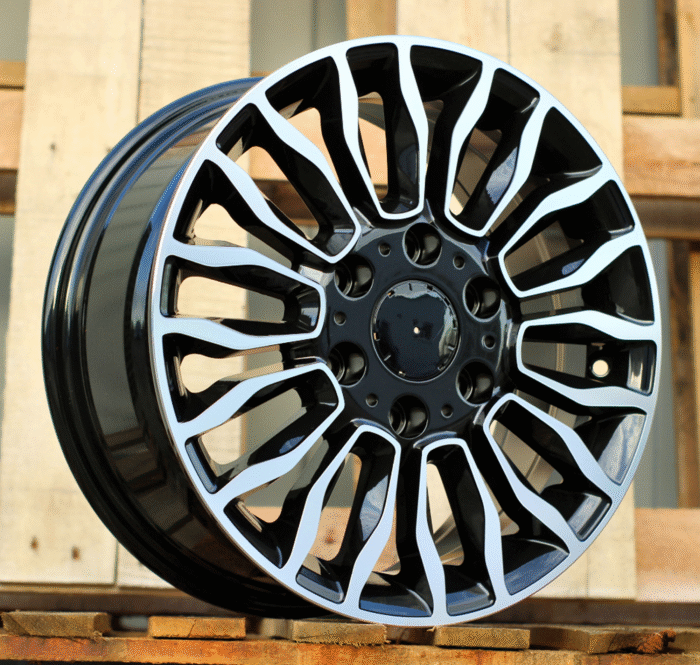 R16x7 6X130 ET 50 84.1 B2419 Black Polished (MB) For MER (Z2)