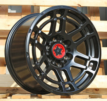 Indlæs billede til gallerivisning R17x9 6X139.7 ET 0 106.1 B1745 Satin Black (SB) For 4X4 (K3)