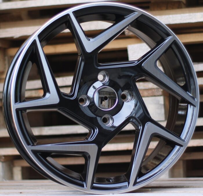 R15x6 4X108 ET 45 63.3 XE172 Black Polished (MB) For FORD (R)
