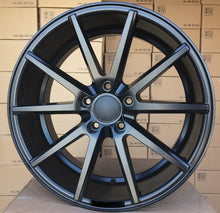 Indlæs billede til gallerivisning R19x9.5 5X114.3 ET 35 73.1 HX014 (QC2211) Black Half Matt (BLHM) For HAXER (P) (Rear+Front)