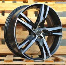 Indlæs billede til gallerivisning R19x7.5 5X108 ET 50.5 63.4 F5302 Black Polished Matt (MBM) For VOLVO (K7)