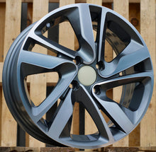 Indlæs billede til gallerivisning R15x6 4X100 ET 46 54.1 BK813 Grey Polished (MG) For HYUND (R)