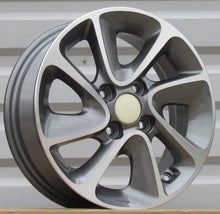 Indlæs billede til gallerivisning R14x5 4X100 ET 41 54.1 B5387 Grey Polished (MG) For HYUND (L3)