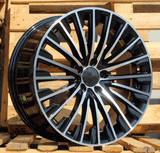 R18x8 5X112 ET 32.5 66.6 FBX132 Black Polished (MB) For MER (P2) (HYBRID FORGED)