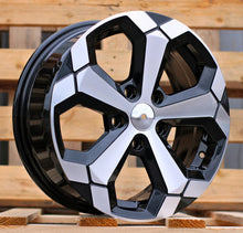 Indlæs billede til gallerivisning R16x6.5 5X114.3 ET 45 66.1 Y1274 Black Polished (MB) For DACIA (R+D5) (NEW Model)
