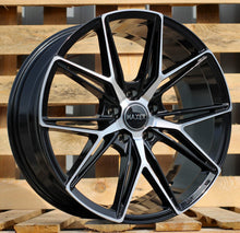 Indlæs billede til gallerivisning R18x8 5X110 ET 28 65.1 HX043 Black Polished (MB) For HAXER (K4)