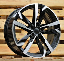Indlæs billede til gallerivisning R17x7 5X112 ET 40 57.1 FBX254 Black Polished (MB) For SKODA (Z5) (HYBRID FORGED)
