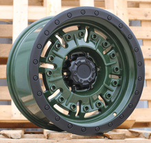 Indlæs billede til gallerivisning R17x9 6X139.7 ET 0 110.1 JT250 Olive Green+Black Lip (OGBLP) For 4X4 (K3)