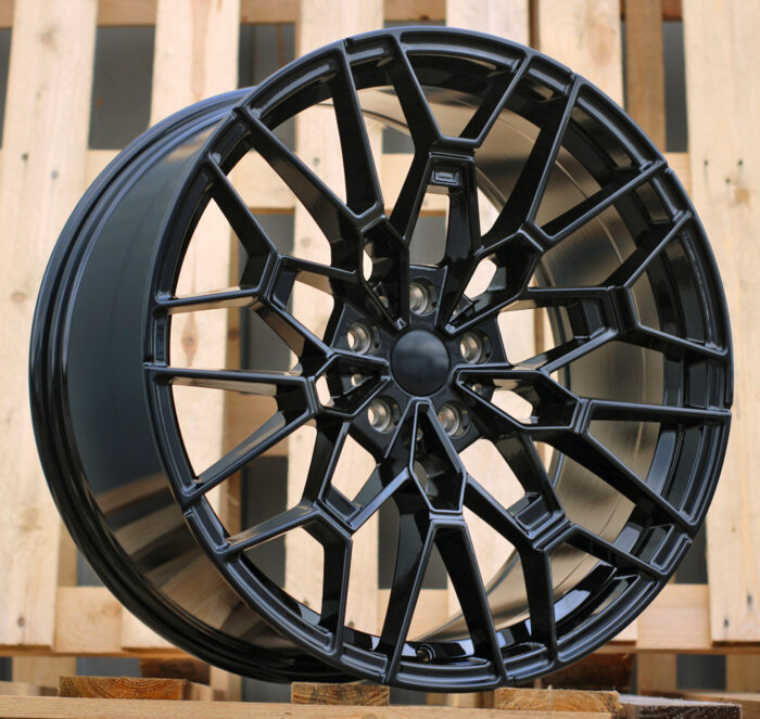 R20x8.5 5X112 ET 26 66.6 I0384 Black (BL) For BMW (K3+Z5) (Rear+Front)