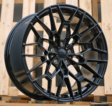 Indlæs billede til gallerivisning R19x8.5 5X120 ET 33 72.6 I0384 (YF0384) Black+Tinted Face (BLTF) For BMW (Z5) (HYBRID FORGED Rear+Front)