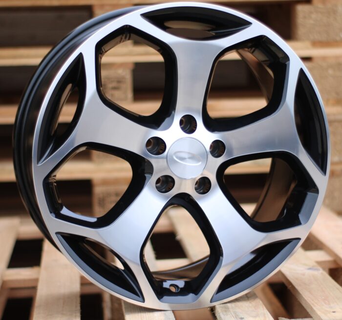 R16x6.5 5X108 ET 50 63.4 BK871 Black Polished (MB) For FORD (R+K4)