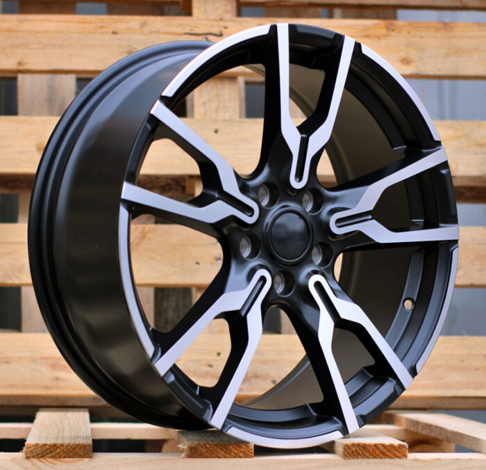 R18x7.5 5X112 ET 45 66.6 I5662 Black Polished Half Matt (MBHM) For BMW (K7) (X1/X2)