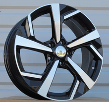 Indlæs billede til gallerivisning R17x7 5X114.3 ET 40 66.1 XE173 (FE174) Black Polished (MB) For NISS (Z5)