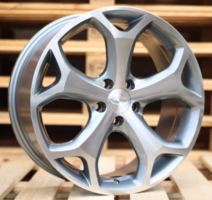 R17x7.5 5X108 ET 50 63.4 BK386 Grey Polished (MG) For FORD (R+D1)