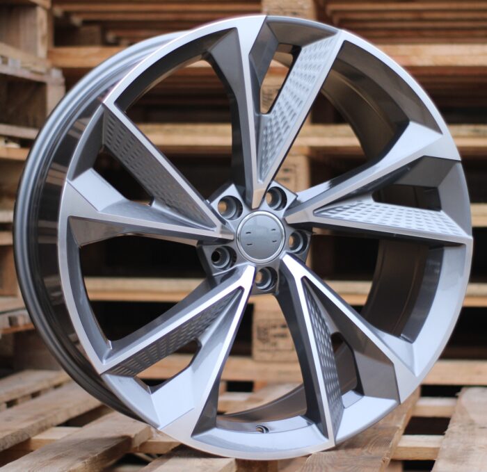 R21x9 5X112 ET 31 66.5 B1566 Grey Polished (MG) For AUD (Z2+Z3)