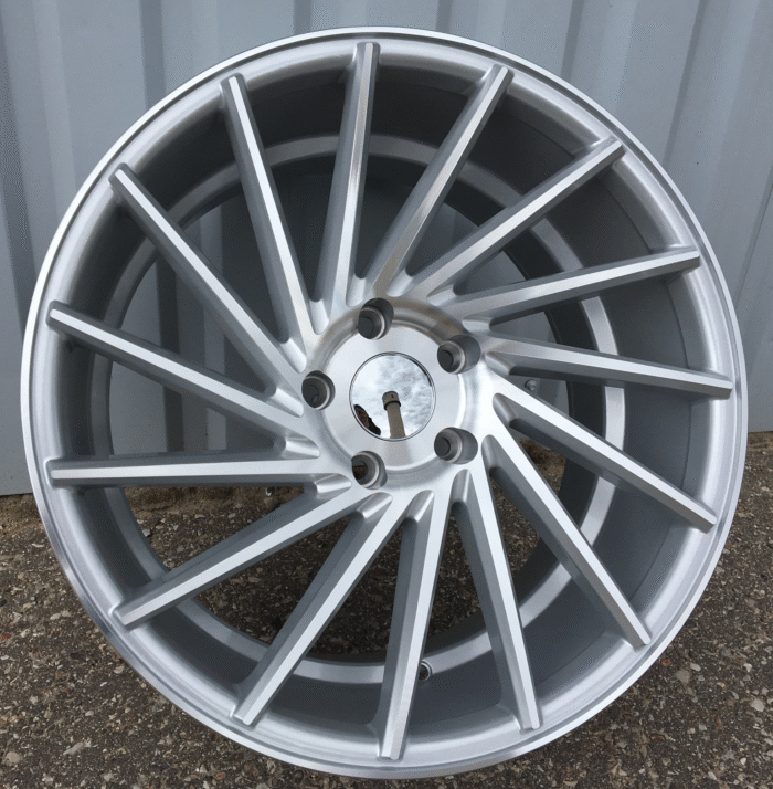R19x8.5 5X112 ET 38 66.5 LU589 (M7L) Polished Silver (MS) For RACIN