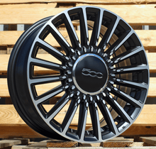 Indlæs billede til gallerivisning R16x6.5 4X98 ET 35 58.1 Y1210 Black Polished (MB) For FIAT (P2) (NEW Model 500)