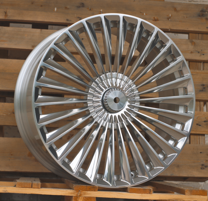 R21x10 5X112 ET 38 66.6 TX036 Full Polished (FPL) For MER (K7) (FORGED (Rear+Front)
