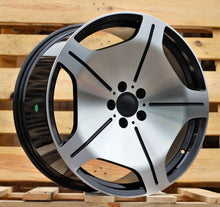 Indlæs billede til gallerivisning R19x9.5 5X112 ET 43 66.6 FBX035 Black Polished (MB) For MER (Z5+K4) (HYBRID FORGED Rear+Front)