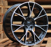 Indlæs billede til gallerivisning R19x9.5 5X112 ET 37 66.6 B1617 (IND7046) Black Polished (MB) For BMW (K7) (Rear+Front)
