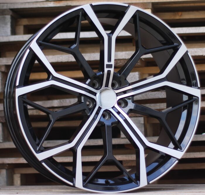 R21x10.5 5X112 ET 43 66.6 FE245 Black Polished (MB) For BMW