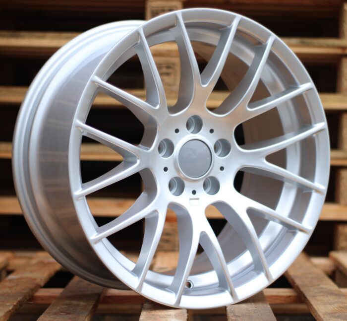 R19x8.5 5X120 ET 35 72.6 BY956 Silver Shining (SS) For BMW (Z2) (Rear+Front)