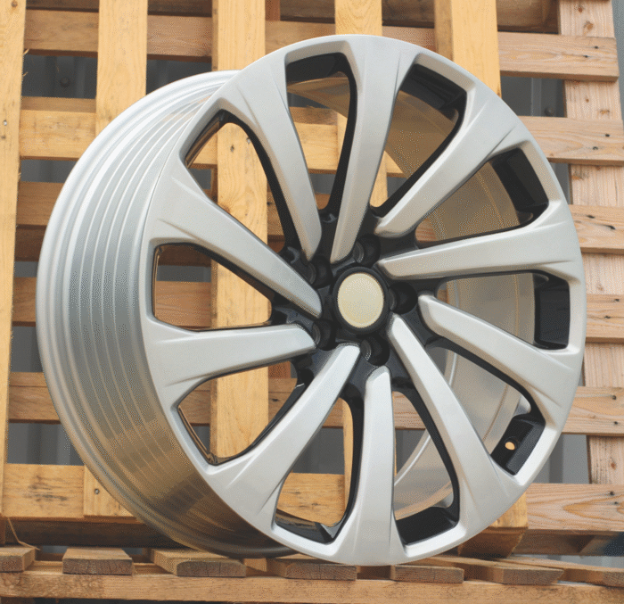 R22x9.5 5X120 ET 42.5 72.6 FBX191 Silver+Black (SIBL) For LAND (Z6) (HYBRID FORGED)