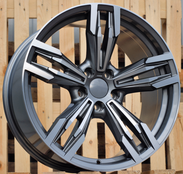 R18x8 5X120 ET 30 72.6 BY983 (5081) Grey Polished (MG) For BMW (P)