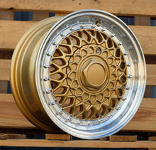 Indlæs billede til gallerivisning R13x6 8X100/108 ET 30 67.1 BY479 (LU247) Bronze+Polished Lip (YYPL) For RACIN (R) (BBS Style)