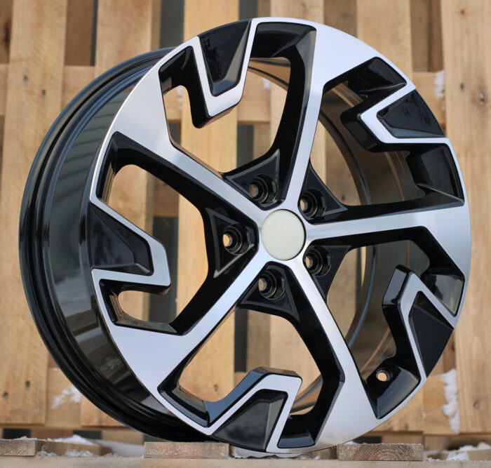 R18x7.5 5X114.3 ET 51 67.1 D1928 Black Polished (MB) For KIA (Z1+Z3+Z6) (NEW MODEL)