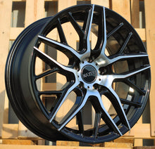 Indlæs billede til gallerivisning R18x8 5X112 ET 45 66.6 HX038 (B5426) Black Polished (MB) For HAXER (K4)