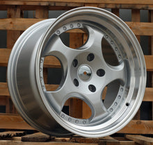Indlæs billede til gallerivisning R17x9.5 5X120 ET 20 74.1 L2384 Silver+Polished Lip (SP) For BMW (P1) (REAR+FRONT)