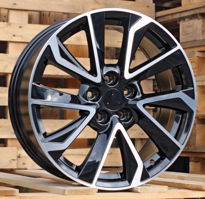 R17x7 5X100 ET 40 54.1 B5463 (IN5501) Black Polished (MB) For TOYOT (Z6)