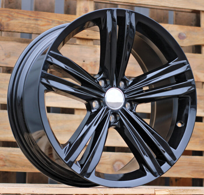 R19x8.5 5X112 ET 38 57.1 X006 Black (BL) For VW (P1+K4)