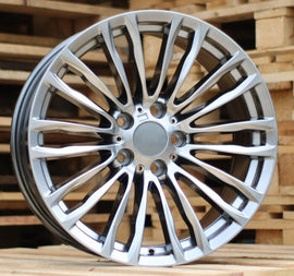 R19x8.5 5X120 ET 33 72.6 XF142 Hyper Black (HB) For BMW (P2) (Rear+Front)
