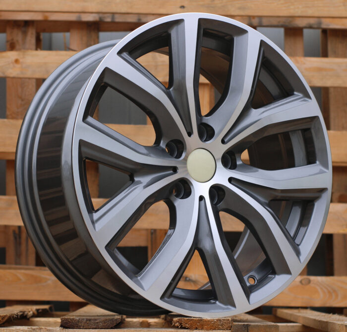 R18x8 5X112 ET 47 66.6 B1176 Grey Polished (MG) For BMW