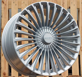 R20x8.5 5X112 ET 43 66.6 HX09F Silver Shining (SS) For HAXER (K4) (HYBRID FORGED (For car Mercedes Benz)