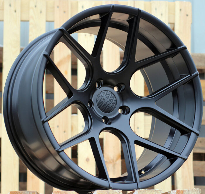 R20x9 5X120 ET 15 74.1 SSA03 (HX022) Black Half Matt (BLHM) For HAXER (Z1+Z2) (Rear+Front)