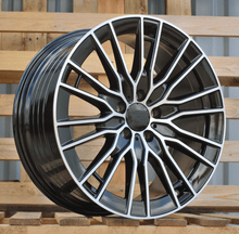 Indlæs billede til gallerivisning R19x8.5 5X112 ET 35.5 66.6 YF0427 Black Polished (MB) For MER (Z6) (HYBRID FORGED)
