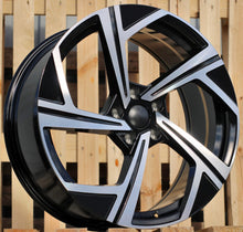 Indlæs billede til gallerivisning R18x8 5X112 ET 45 57.1 B5851 Black Polished (MB) For VW (K4)