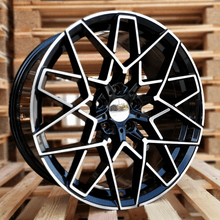 Indlæs billede til gallerivisning R20x8.5 5X120 ET 25 72.6 A1344 Black Polished+Powder Coating (MBPC) For BMW (P) (Rear+Front)