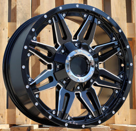 R20x9 10X114/127 ET 0 87.1 L1447 Black (BL) For 4X4 (K3) (Milling)